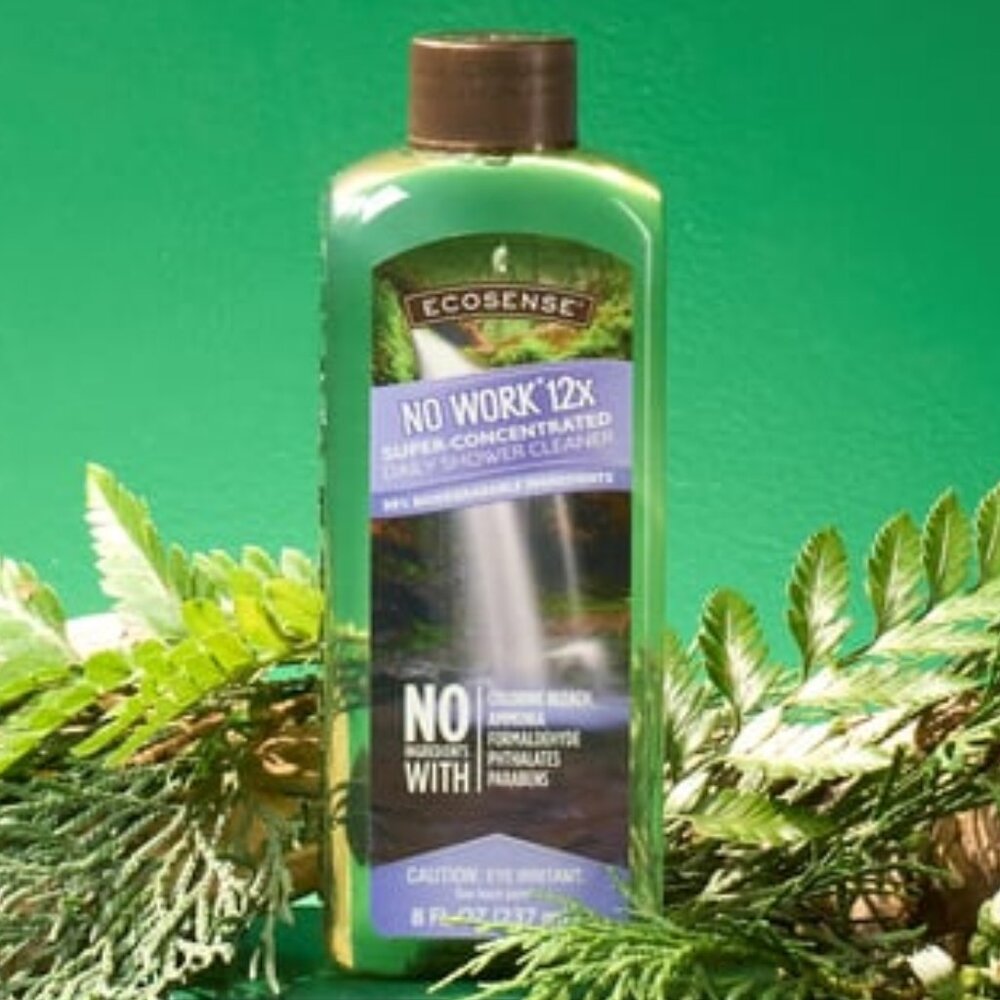 Ecosense No Work 12x Daily Shower Cleaner | 8fl.oz. Grapefruit & Orange Yuza Oil
